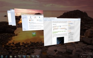 The Windows 7 flip 3D