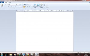 The new WIndows 7 Wordpad